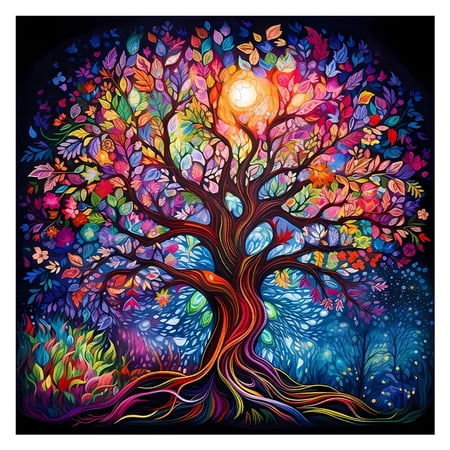 Tree of Life Wooden Puzzle for Adults | Uniquely Irregular Animal - Shaped Design, Creative Brain Teaser Gift for Teens & Adults