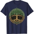 thumbnail image 1 of Tree of Life Yggdrasil Unisex T-Shirt for Men Women Kids Toddler,Navy Color,Size YXS, 1 of 5