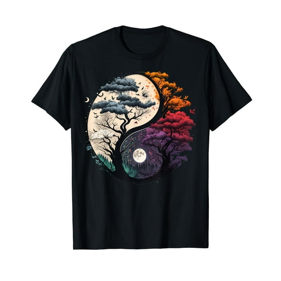 Tree of Life Yin Yang T-Shirt