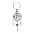 thumbnail image 1 of Tree of Life with Feather Keepsake Cremation Jewelry for Ashes Urn Necklace Lockets Keyring for Human Ashes Pet Ashes Memorial Keychain, 1 of 1