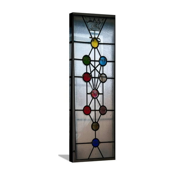 Tree of Life with Ten Sephirots of the Hebrew Kabbalah, Ari Ashkenazi Synagogue, Safed Zfat, G, Stretched Canvas Wall Art Sold by Art.Com