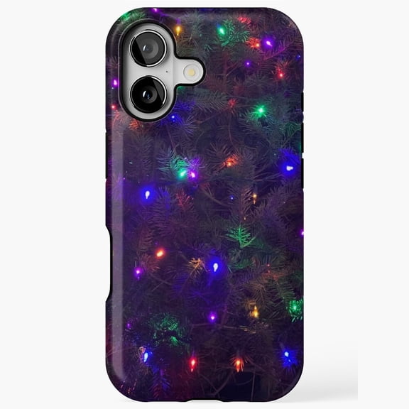 Tree of Lights Glowing Holiday Night Art Case for iPhone 17 16 15 14 13 12 11 Pro Max