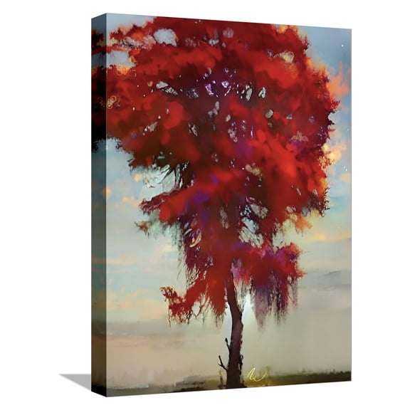 Art.com Tree of Love Stretched Canvas Print Wall Art by Ruth Day, 12" x 16"