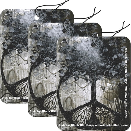 Tree of Peace - David Wilhelm Road Rage Air Freshener - Vanilla Scent - 3 Pack