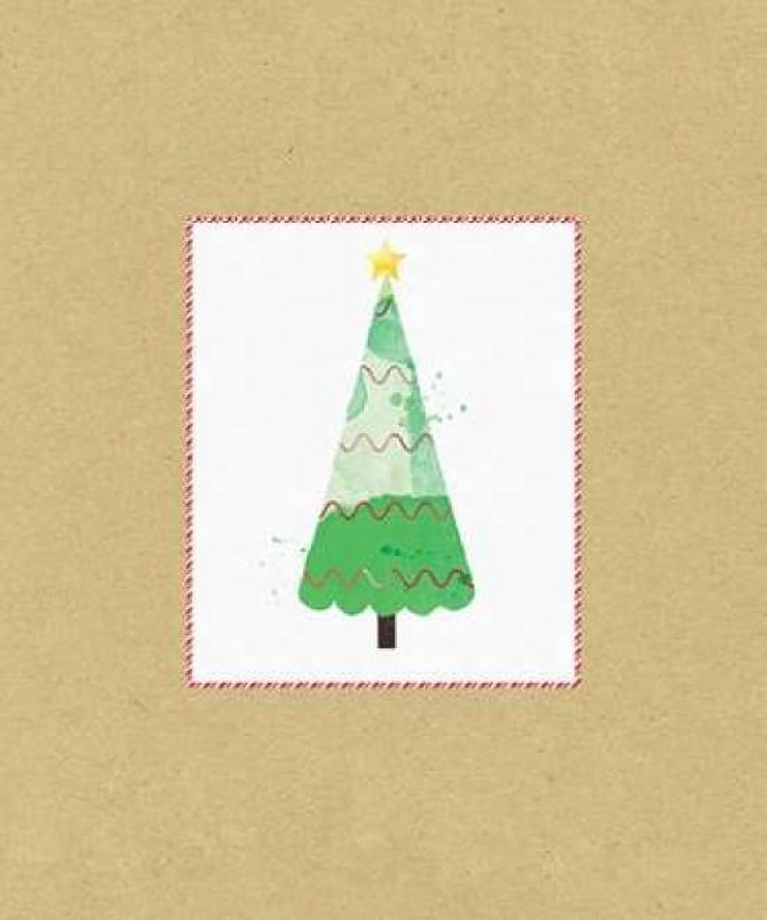 Tree on Kraft 1 Canvas Art - Linda Woods (20 x 24)