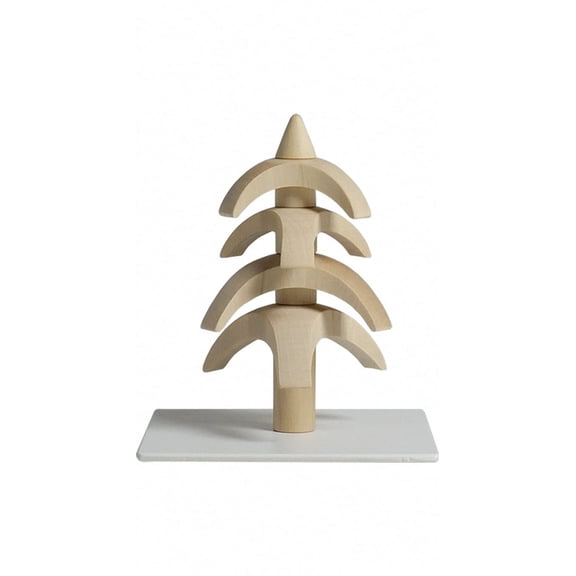 Tree to turn, hornbeam wood, 8 cm / 3 inch, original Erzgebirge by Seiffener Volkskunst