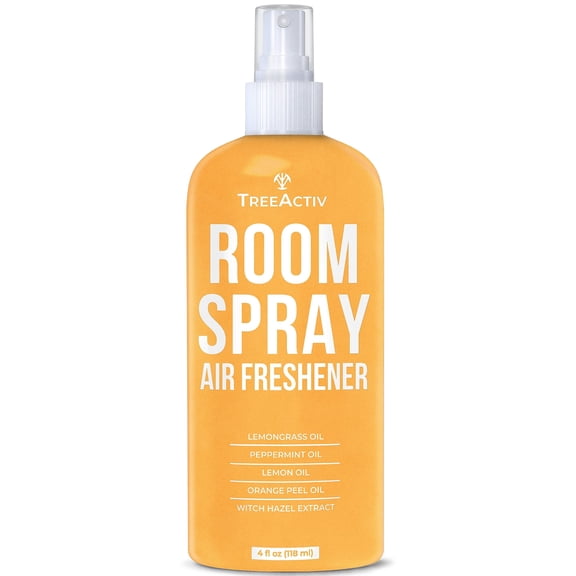 TreeActiv Aromatherapy Room Spray, Bad Odor Eliminator, Citrus Essential Oil Spray, 1000 Sprays