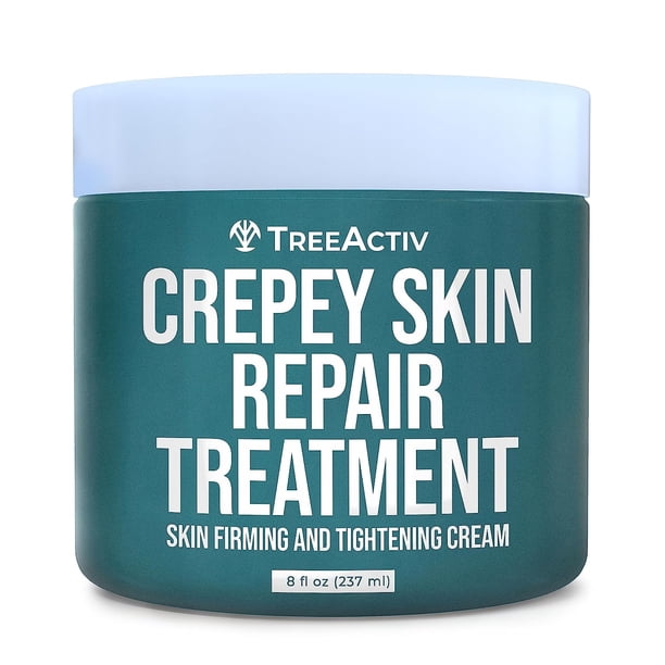 TreeActiv Crepey Skin Repair Treatment, 8 fl oz, with Hyaluronic Acid