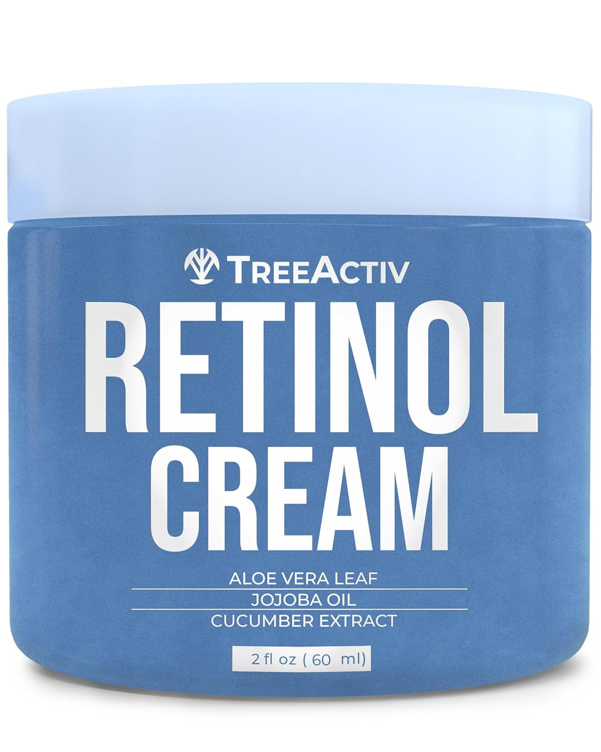 TreeActiv Retinol Cream, Deep Wrinkle Remover Cream, Retinol and Hyaluronic Acid, 2 fl oz, 60-Day Supply