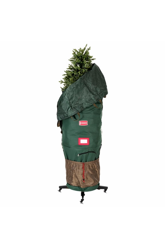 TreeKeeper Medium Upright Tree Storage Bag w/ Rolling Tree Stand