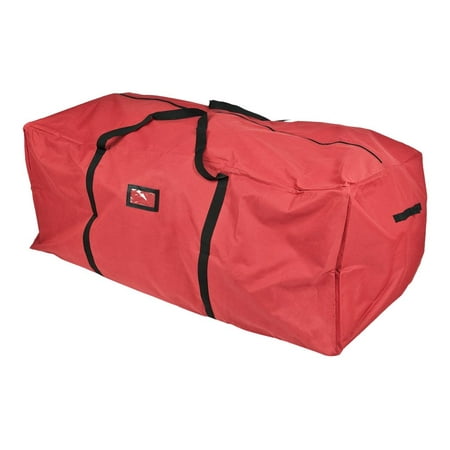 Treekeeper SB-10133 Tree Storage Bag, XL, 6 to 9 ft Capacity, Polyester, Red, Zipper Closure, 59 in L, 27 in W