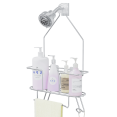 thumbnail image 1 of TreeLen Hanging Metal Shower Caddy over Shower Head, Rustproof Bathroom Organizer, 1 of 9