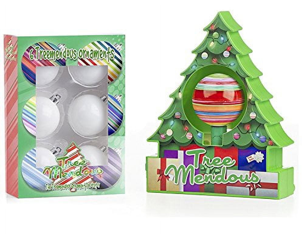 TreeMendous Ornament Decorator & Ornament 6 Pack Refill Kit Bundle Pack