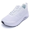 thumbnail image 1 of Treecher Wide Toe Box Shoes Women Arch Support Walking Shoes for Plantar Fasciitis Orthotic Tennis Sneakers White Size 9.5, 1 of 7