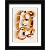 Treechild 11x14 Black Ornate Wood Framed with Double Matting Museum Art Print Titled - Caramel