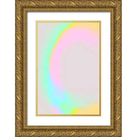 Treechild 11x14 Gold Ornate Wood Framed with Double Matting Museum Art Print Titled - Space No 8