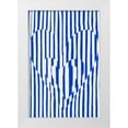 thumbnail image 1 of Treechild 11x14 White Modern Wood Framed Museum Art Print Titled - Hearts (Blue Version), 1 of 4