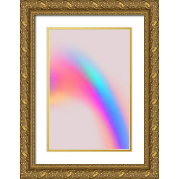 Treechild 13x18 Gold Ornate Wood Framed with Double Matting Museum Art Print Titled - Space No 6