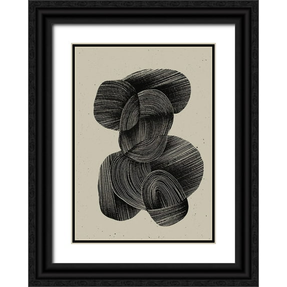Treechild 14x18 Black Ornate Wood Framed with Double Matting Museum Art Print Titled - Straw No 2
