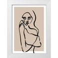 thumbnail image 1 of Treechild 14x18 White Modern Wood Framed Museum Art Print Titled - Desire, 1 of 4