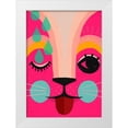 thumbnail image 1 of Treechild 14x18 White Modern Wood Framed Museum Art Print Titled - Neon!, 1 of 4