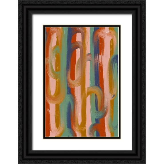 Treechild 17x24 Black Ornate Wood Framed with Double Matting Museum Art Print Titled - Chains