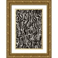 thumbnail image 1 of Treechild 17x24 Gold Ornate Wood Framed with Double Matting Museum Art Print Titled - Tree Bark Pattern, 1 of 4