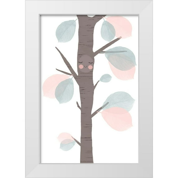 Treechild 17x24 White Modern Wood Framed Museum Art Print Titled - Little Tree