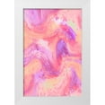 thumbnail image 1 of Treechild 17x24 White Modern Wood Framed Museum Art Print Titled - Pastel Space Pattern, 1 of 4