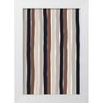 thumbnail image 1 of Treechild 23x32 White Modern Wood Framed Museum Art Print Titled - Gentle Color Stripes, 1 of 4