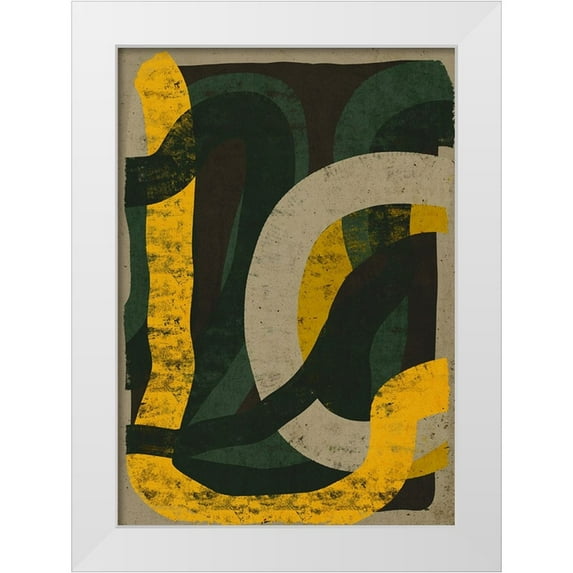 Treechild 24x32 White Modern Wood Framed Museum Art Print Titled - Jungle At Day