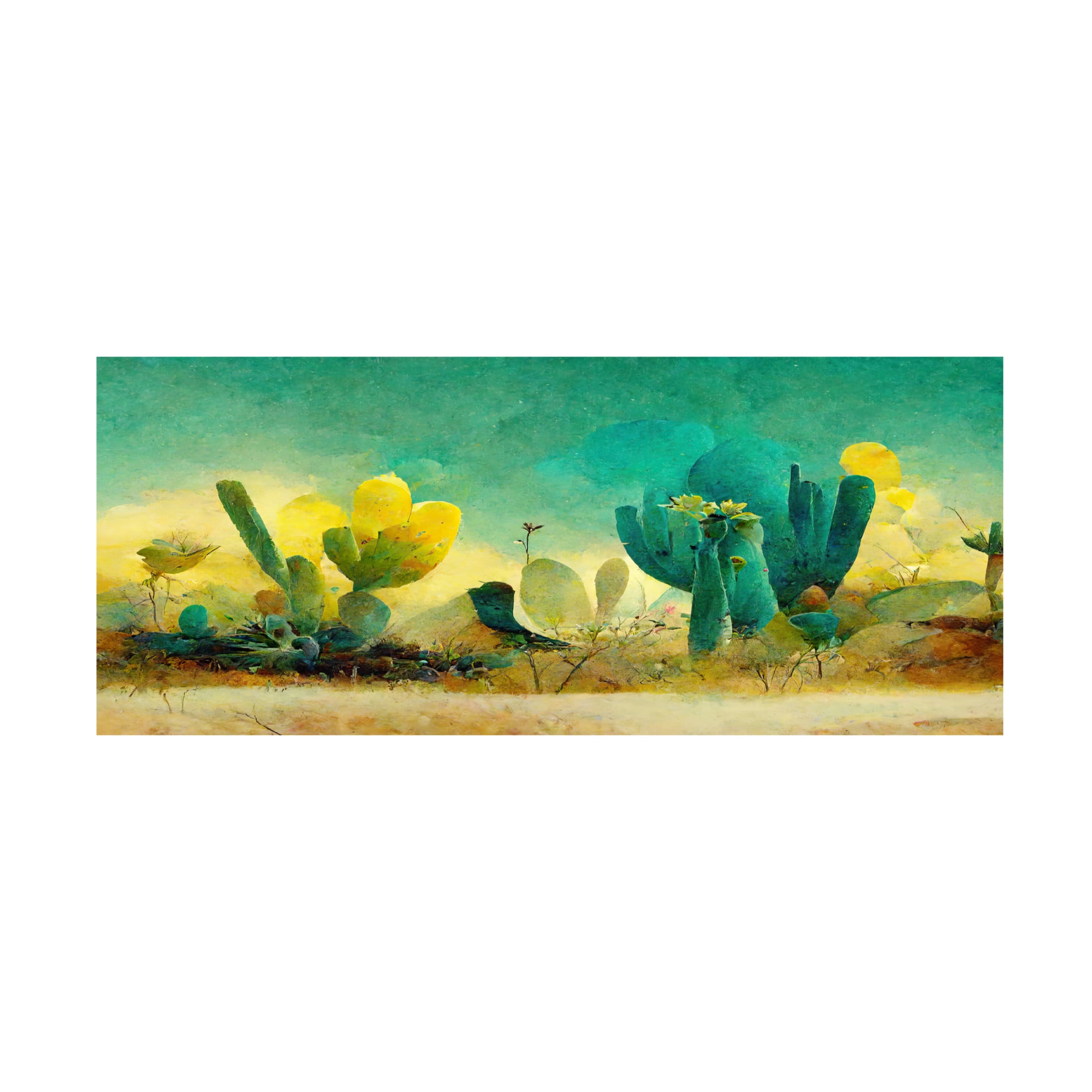 Treechild 'Cactuses' Canvas Art