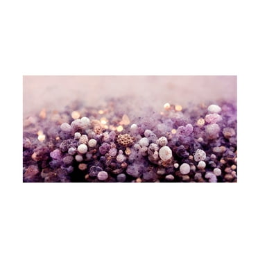 Treechild 'Purple Pepples' Canvas Art