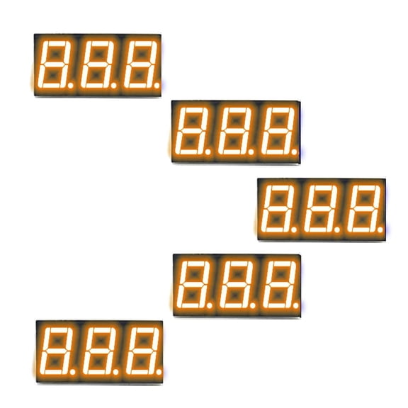 Treedix 0.56" 3-Digit 7-Segment Display Common Cathode 3-Digit LED Display Digital Tube