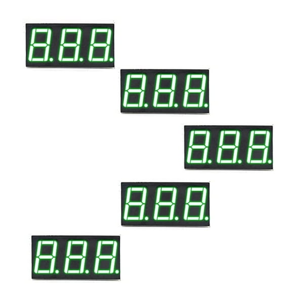 Treedix 0.56" 3-Digit 7-Segment Display Common Cathode 3-Digit LED Display Digital Tube