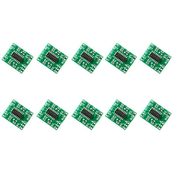 Treedix 10pcs PAM8403 2X 3W Mini Digital Power Amplifier Board AMP Class D 2.5-5V Input can be Powered by USB