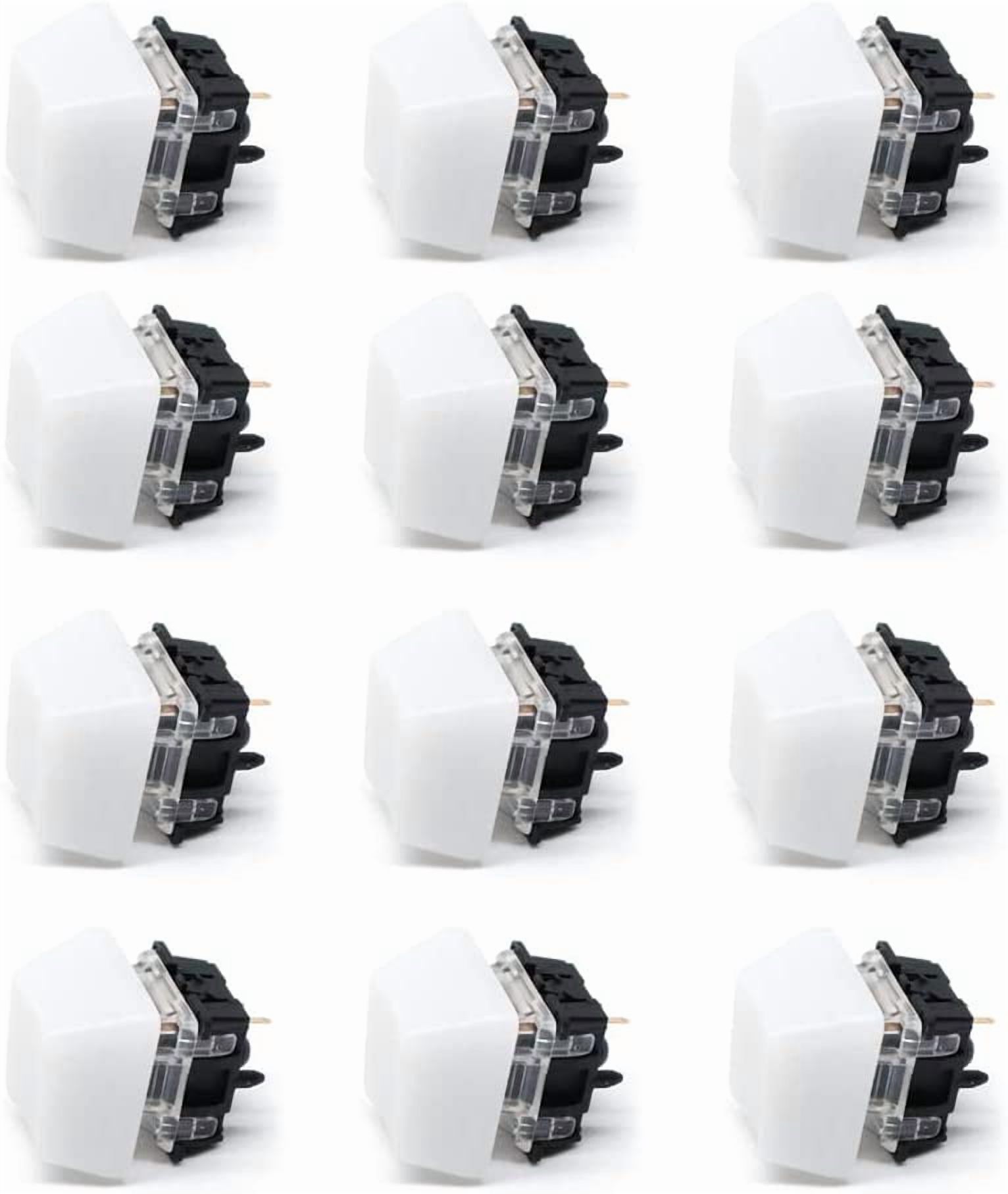 Treedix 12pcs Keyboard Black Switches Keyclick with R2 Keycap 60CN 5 ...