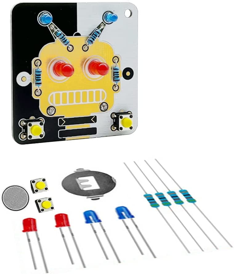 Curated visual reference: Gallery Detail: Treedix 2 Sets Of Solder Practice Projects DIY Electronics Kits