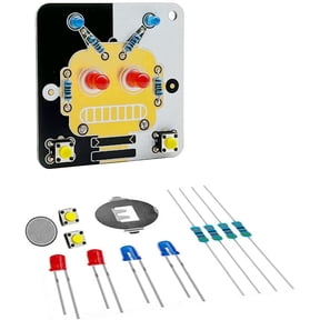 Treedix 2 Sets of Solder Practice Projects DIY Electronics Kits Circuit Boards Trainning Board With Battery For Beginners, Students and DIYers
