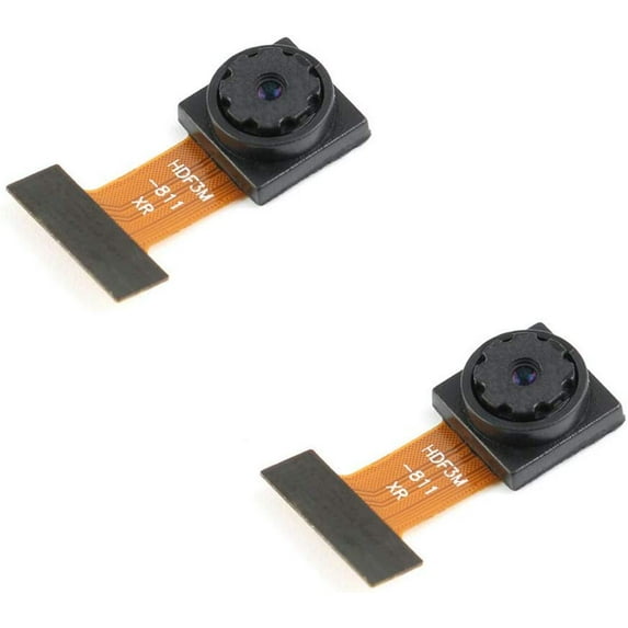 Treedix 2 pcs OV2640 Camera Module CMOS 2MP Camera Optical Lens Mini Camera Module