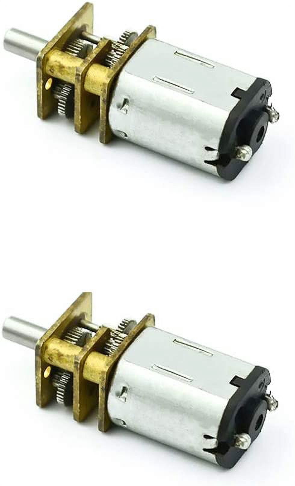 DollaTek 2Pcs DC 9V 105RPM 3mm Eje Mini Metal Gearwheel Gear Motor