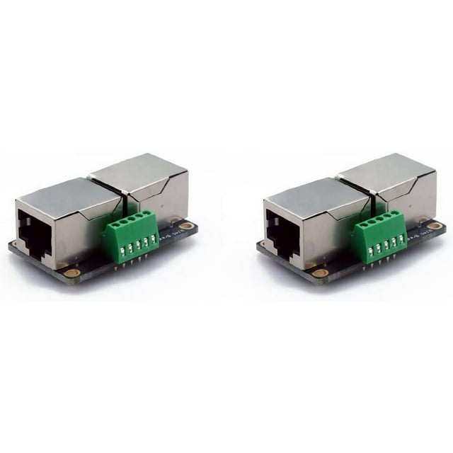 Treedix 2PCS RJ45 8P8C Female to RJ45 8P8C Female Pass Through Adapter ...