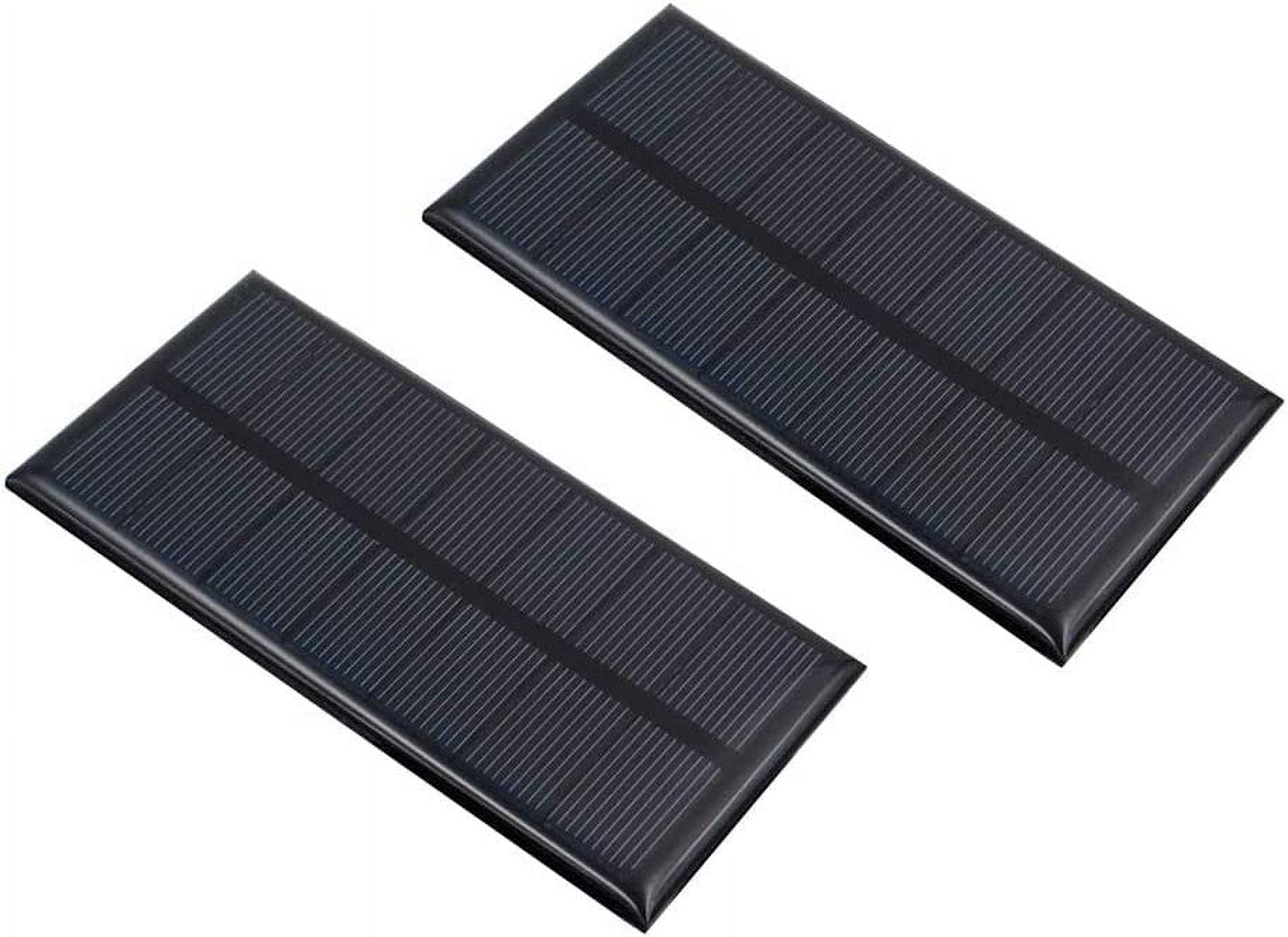 Treedix 2pcs 3.5V 250mA Polysilicon Solar Panel Glue Solar Cell Battery ...