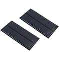 thumbnail image 1 of Treedix 2pcs 3.5V 250mA Polysilicon Solar Panel Glue Solar Cell Battery Charger DIY Solar Product Mini Small Solar Panel Module Kit Polycrystalline Silicon Encapsulated in Waterproof Resin, 1 of 3