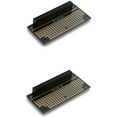 thumbnail image 1 of Treedix 2pcs GPIO Protoboard Breadboard HAT with Female Pin Connector PCB Prototyping Board Pi Zero Board Compatible with Raspberry Pi Zero(unwelding, 1 of 5