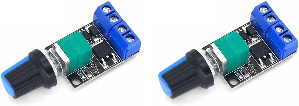 Speed Regulating Module Treedix 2pcs PWM DC Motor Governor 5V-16V12V Speed Regulating Switch ...