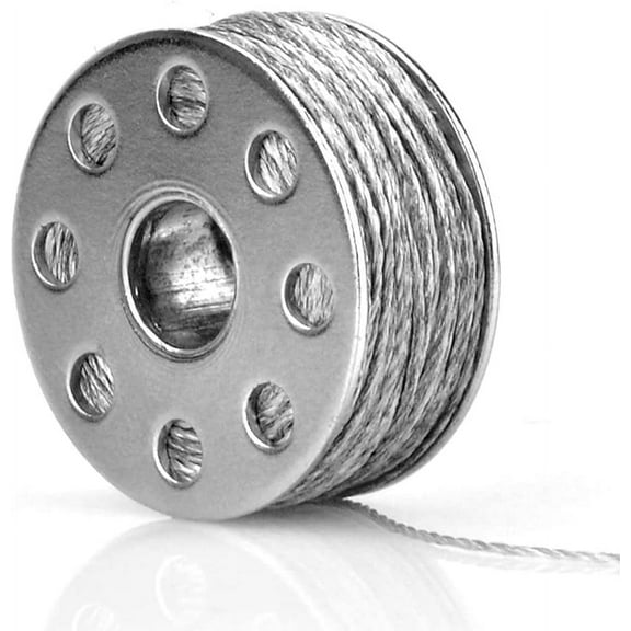 Treedix 316L Conductive Sewing Thread Stainless Thin Conductive for Gloves Metal Thread Reflective Thread-2 Ply 7m/22.96ft 6Ω/m