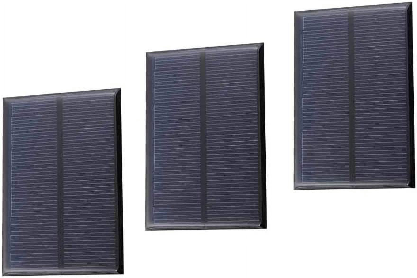 Treedix 3pcs 5V 150mA Polysilicon Solar Panel Glue Solar Cell Battery ...