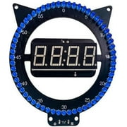 Treedix 4-Digital DIY Electronic Clock Kit Multi-FunctionLight Control Temperature Alarm Clock Soldering Kit for Beginner Study School Teaching Adults and Kids