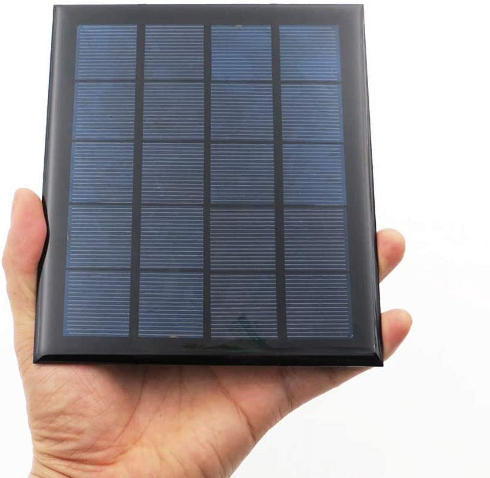 Treedix 5V 500mA Polysilicon Solar Panel Glue Solar Cell Battery ...